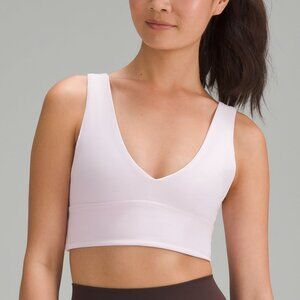 LULULEMON Align V-Neck Sports Bra "Meadowsweet Pink" Size 4